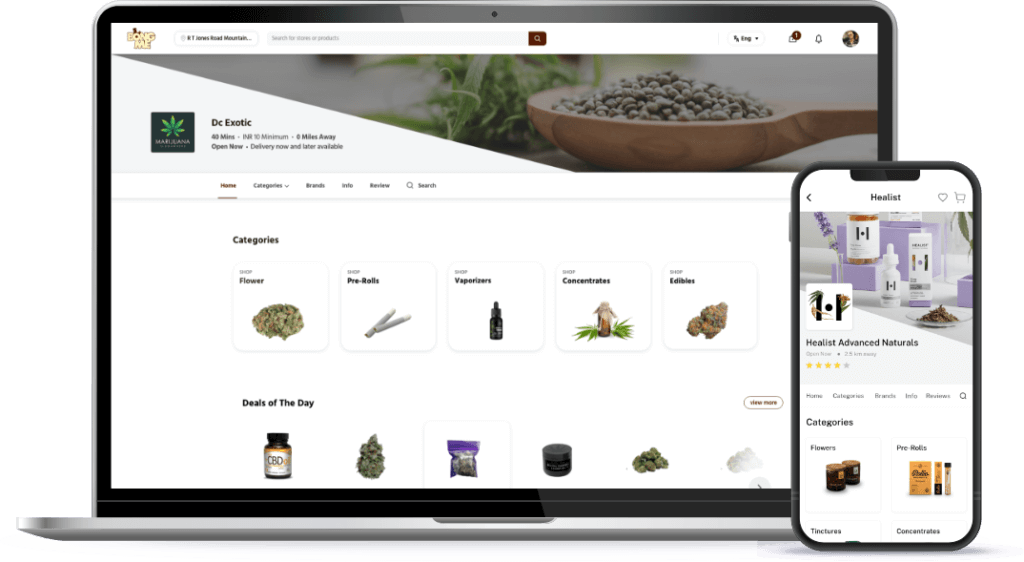 greenrush app clone GreenRush App Clone - Build An Amazon For Cannabis Delivery cannabis delivery software