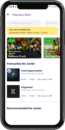 Cornershop Clone Cornershop Clone - Advanced Grocery Delivery Solution