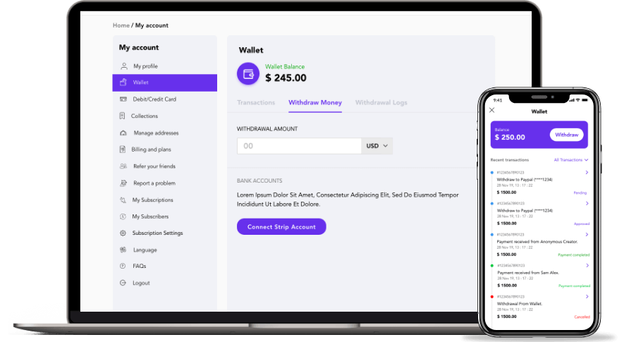 JustForFans clone App Features